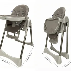 Scaun de masa pentru copii Miiluna pliabil andromeda grey