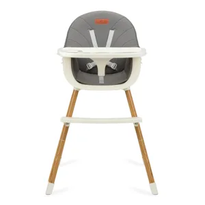 Scaun de masa pentru copii Momi Reki Dark Grey