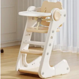 Scaun de masa pentru copii Nichiduta Garden Brown Bear