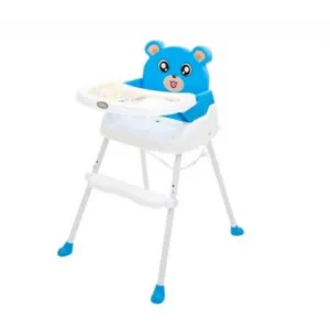 Scaun de masa pentru copii Novokids Teddy Bear Albastru 3 in 1