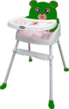 Scaun de masa pentru copii Novokids Teddy Bear Verde 3 in 1