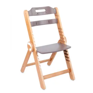 Scaun de masa pentru copii multifunctional Kidnort Drommer Brown