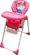 Scaun de masa pentru copii si bebe Baby Care CC Pisicuta Roz reglabil in 3 trepte