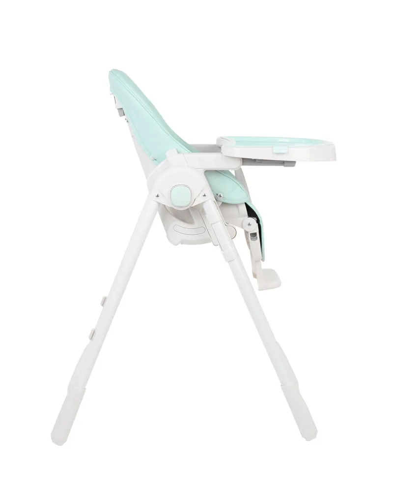 Scaun de masa pliabil pentru copii KikkaBoo Pastello Mint cu inaltime reglabila in 7 pozitii