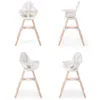 Scaun de masa reglabil in inaltime Childhome Evolu One.80 naturalalb