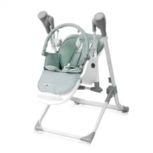 Scaun de masa si leagan electric Ventura Frosty Green Stars