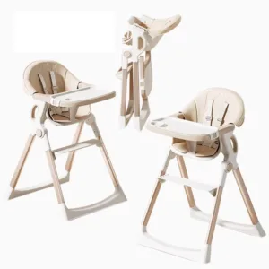 Scaun de masa ultrapliabil pentru bebelusi Little Mom