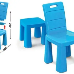Scaun taburet 046901 albastru