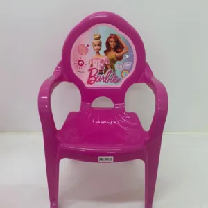 Scaunel cu spatar pentru copii Barbie Purple