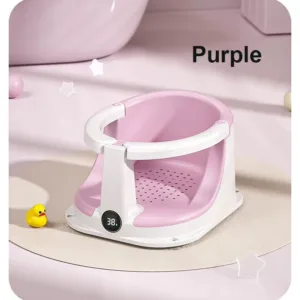 Scaunel de baie pentru bebelusi Little Mom BabySpa Pink
