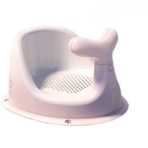 Scaunel de baie pentru bebelusi Little Mom Pink Whale
