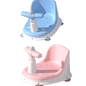 Scaunel de baie pentru copii Little Mom Baby Crown Blue
