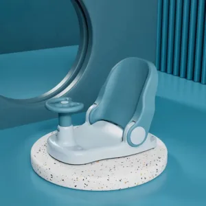 Scaunel de baie pentru copii Little Mom Blue Car