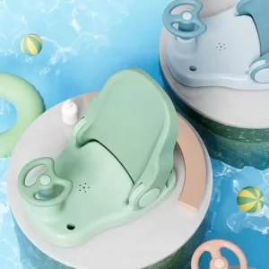 Scaunel de baie pentru copii Little Mom Green Car