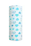 Scutec Lux din muselina 70x80 cm Tetra model Blue Hearts