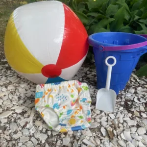 Scutec chilotel refolosibil pentru inot Charlie Banana marime M Hello Sunshine