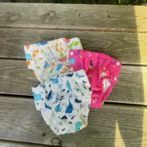 Scutec chilotel refolosibil pentru inot Charlie Banana marime S Whale