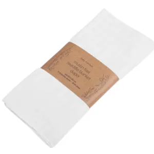 Scutec cu fibra de bambus 120x120 cm White