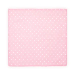 Scutec din bumbac Lorelli 80x80 cm pink dots