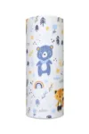 Scutec din muselina 70x80 cm Tetra model Bear Rainbow Blue