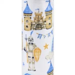 Scutec din muselina tetra 70x80 cm model Blue Castle