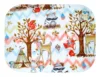 Scutec din muselina tetra 70x80 cm model Forest Animals