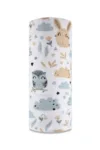 Scutec din muselina tetra 70x80 cm model Pastel Animals