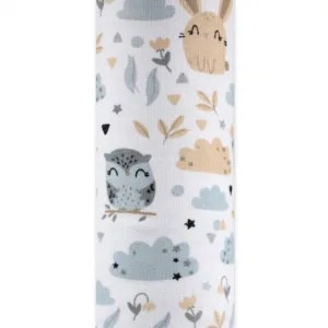 Scutec din muselina tetra 70x80 cm model Pastel Animals