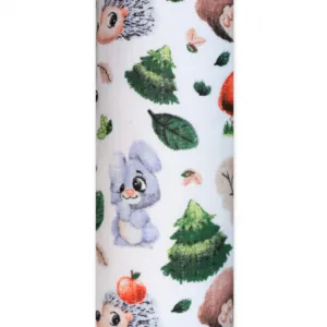 Scutec din muselina tetra 70x80 cm model Smiling Animals