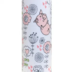 Scutec din muselina tetra 70x80 cm model Smiling Piggy
