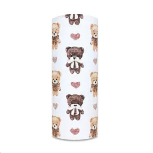 Scutec din muselina tetra 70x80 cm model Teddy Bears
