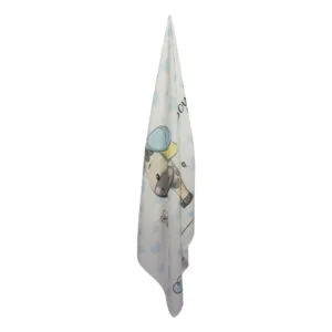 Scutec muselina SeviBebe din bumbac 90x90 cm Girafa