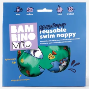 Scutec pentru inot refolosibil Bambino Mio 2-3 ani Flame