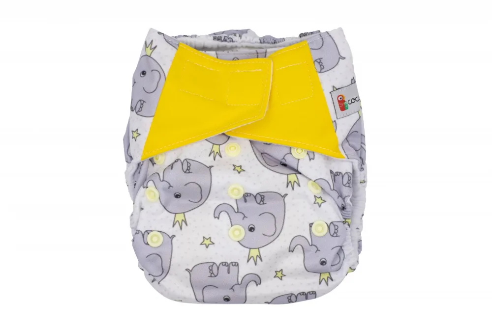 Scutec textil refolosibil all in one marime unica Coccorito Elefantel