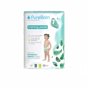 Scutece chilotel PureBorn din bambus organic pull-up 17+ kg marime 7