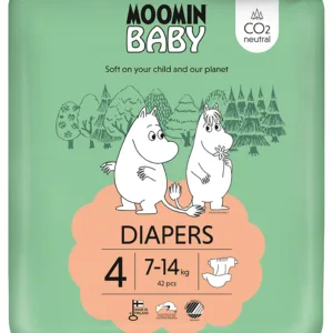 Scutece finlandeze eco Moomin Baby 4