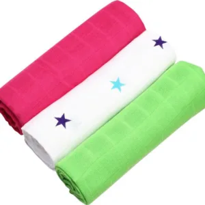 Scutece muselina colorate 3set 70x70cm Hausmann