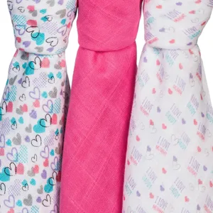 Scutece textile pentru bebelusi 3 buc BabyOno 02 Roz
