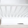 Sertar depozitare cu capac pentru patut copii Smooth Woodies 120  60 cm alb