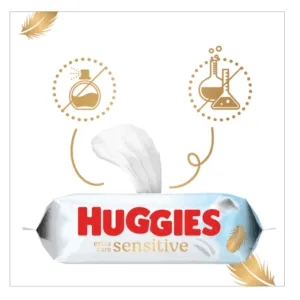 Servetele umede Huggies Pure Extra Care 3 pachete x 56 168 buc