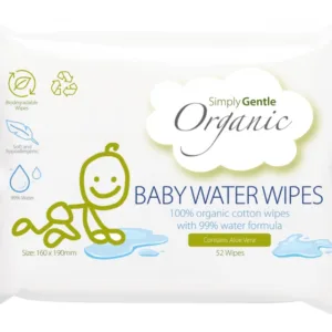 Servetelele umede pe baza de apa pentru bebelusi Macdonald and Taylor 52 buc