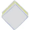 Set 10 batistute din bumbac pentru copii 20x20 cm White