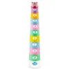 Set 10 cupe jucarie pentru baie Ricokids Bath Toys Pastel multicolor