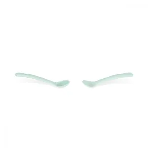 Set 10 recipiente ermetice gradate si 2 lingurite Miniland Mint 200 ml