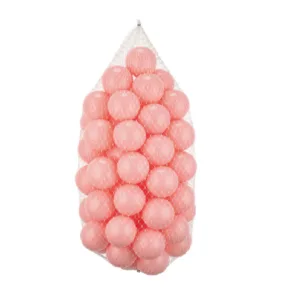 Set 100 bile din plastic PlayCity diametru 6 cm Peach