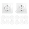 Set 12 capace de protectie pentru prize cu impamantare cu doua cheite Sipo