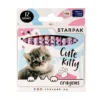 Set 12 creioane cerate Starpak Kittie Cuties