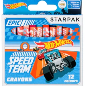 Set 12 creioane colorate Starpak Hot Wheels