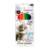 Set 12 creioane colorate Starpak Kittie Cuties