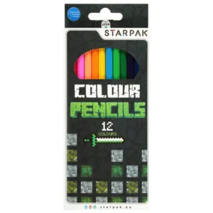 Set 12 creioane colorate Starpak Pixel